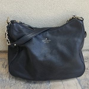 Hobo style Kate Spade black leather purse